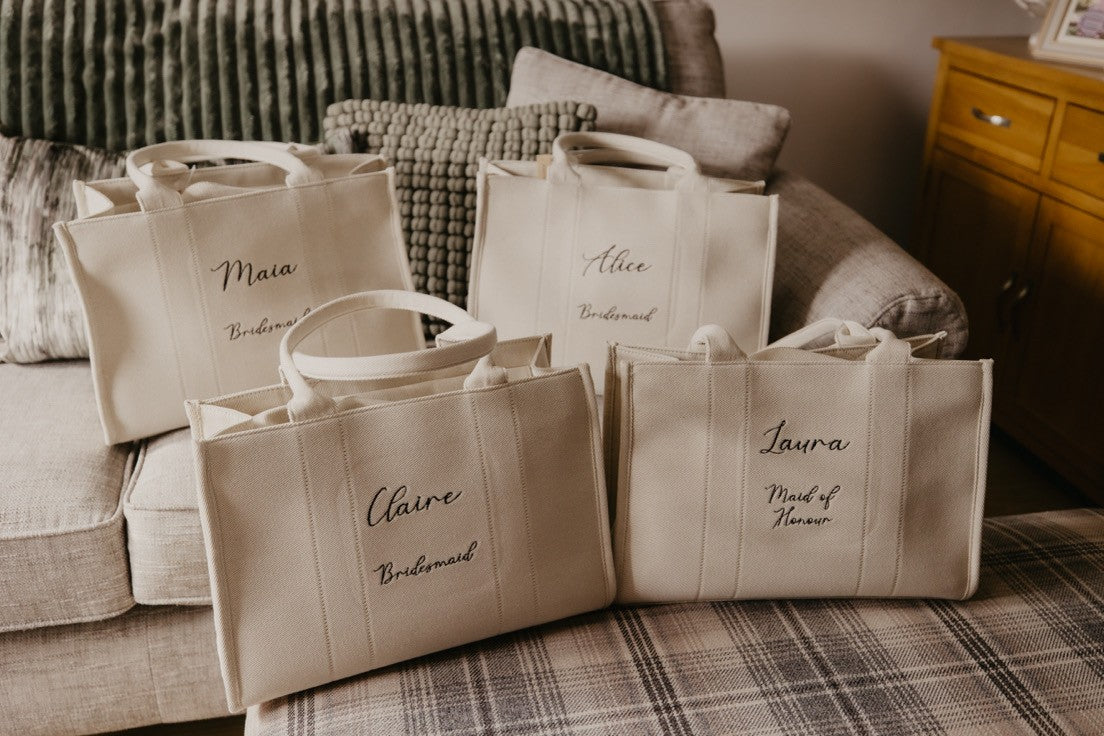 Personalised Embroidered Tote Bag