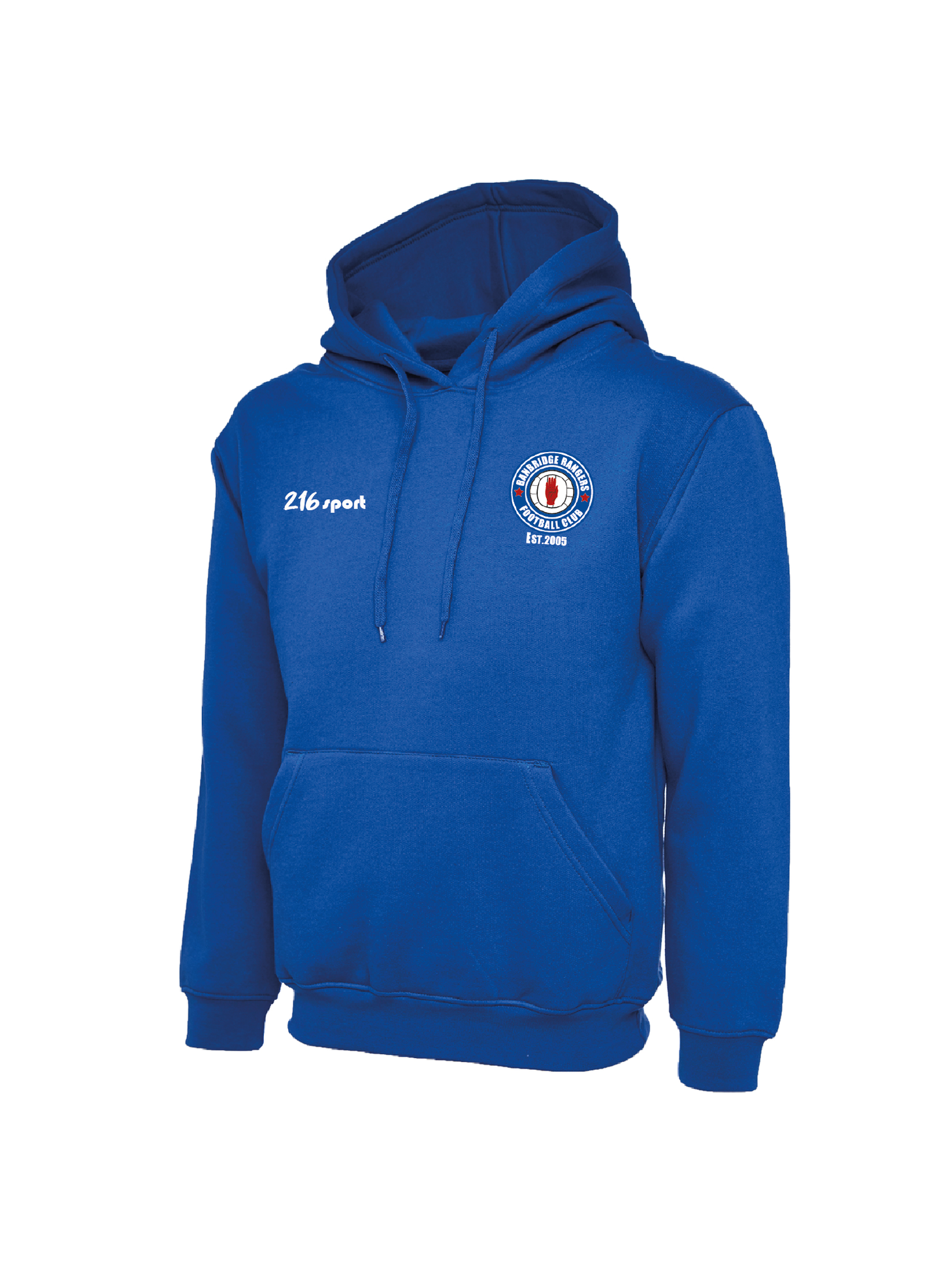 Senior 216 Sport Banbridge Rangers Hoody Royal Blue