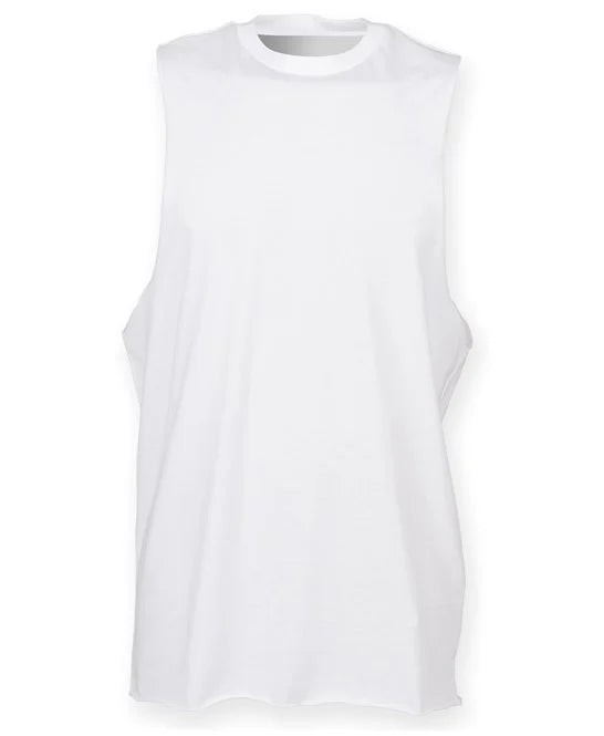 High Neck Slash Vest