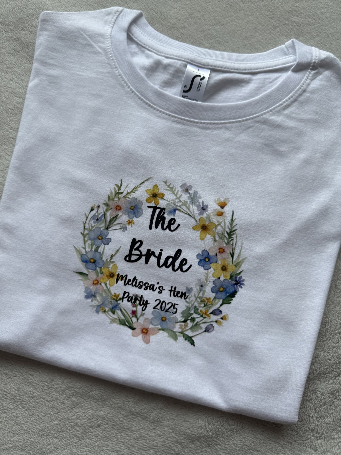 'The Bride' Floral T-Shirt