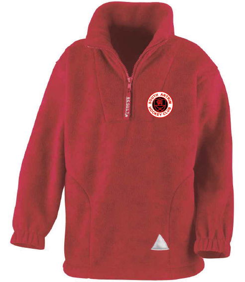 South Antrim Hockey Mini/Juniors 1/4 Zip Polytherm Fleece