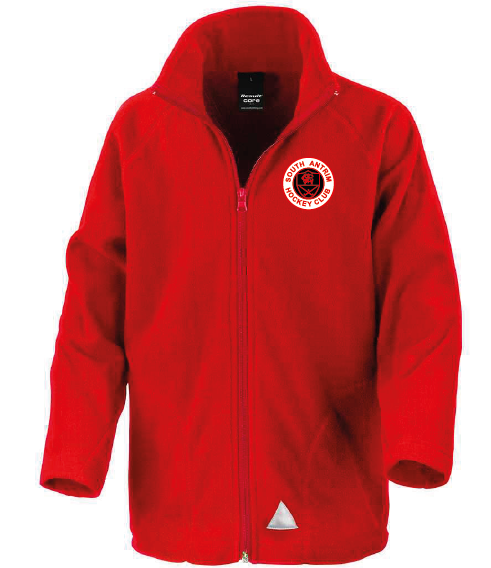 South Antrim Hockey Mini/Juniors Full Zip micro Fleece