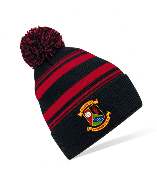 Striped Bobble Hat