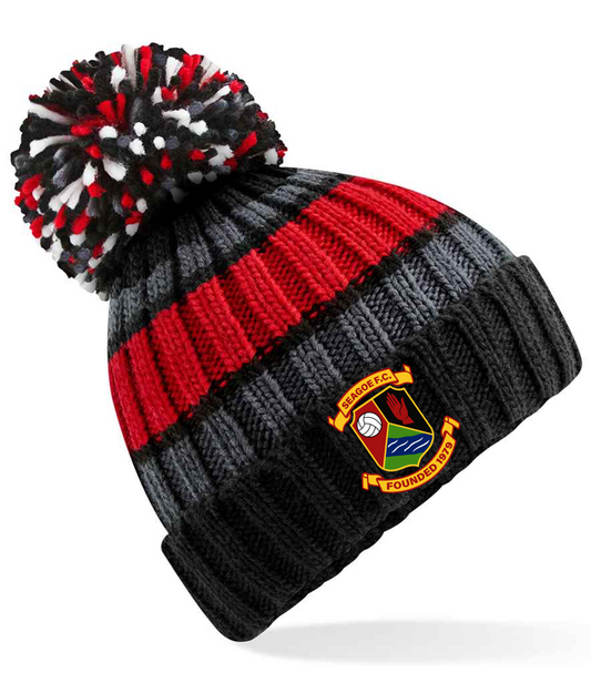 Striped Bobble Hat