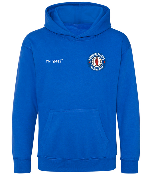 Junior 216 Sport Banbridge Rangers Hoody Royal Blue