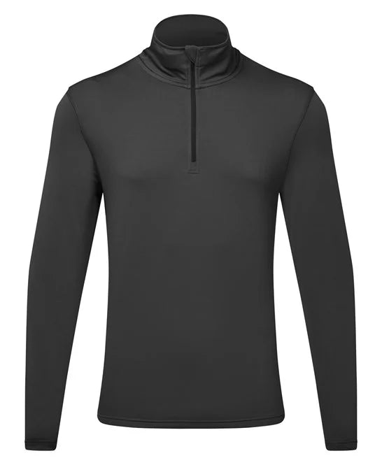 TRIDRI Long Sleeve Brushed Back ¼ Zip Top